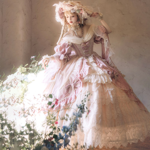 华夏喵Lolita优雅少女洛丽塔花嫁