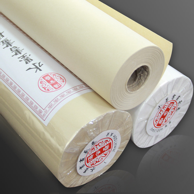 手工精制水墨书画长卷35*100生宣/半生半熟宣纸