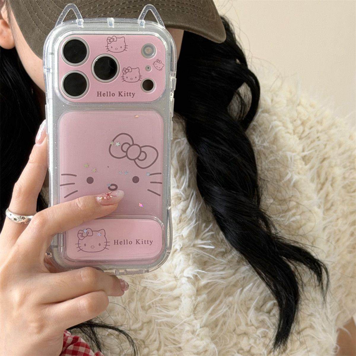 甜美立体猫耳可爱线条Kitty猫表情适用iPhone17pro苹果14手机壳16,3C数码配件,手机保护套/壳,淘宝优惠券,粉丝福利购,淘宝优惠卷