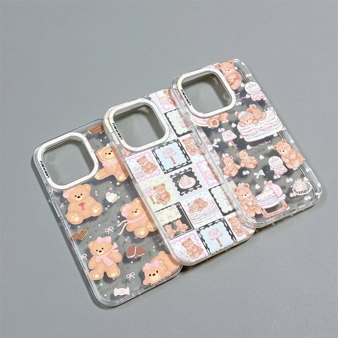 适用于17promaxAI按键全包蝴蝶结小熊iPhone16promax苹果15pro手机壳14侧边带图13,3C数码配件,手机保护套/壳,淘宝优惠券,粉丝福利购,淘宝优惠卷