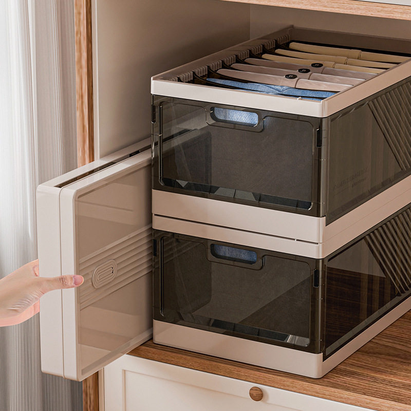裤子收纳衣柜分格分层衣服收纳盒