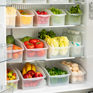 冰箱整理盒收纳盒食品级保鲜盒抽屉式厨房蔬菜水果鸡蛋储物盒