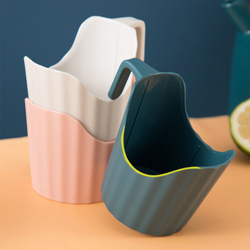 居家家防烫杯托加厚塑料波纹杯架