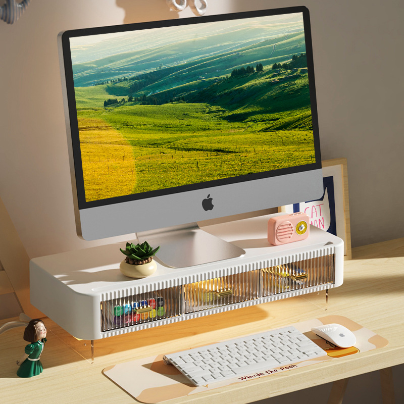 桌面电脑增高架办公室收纳置物架