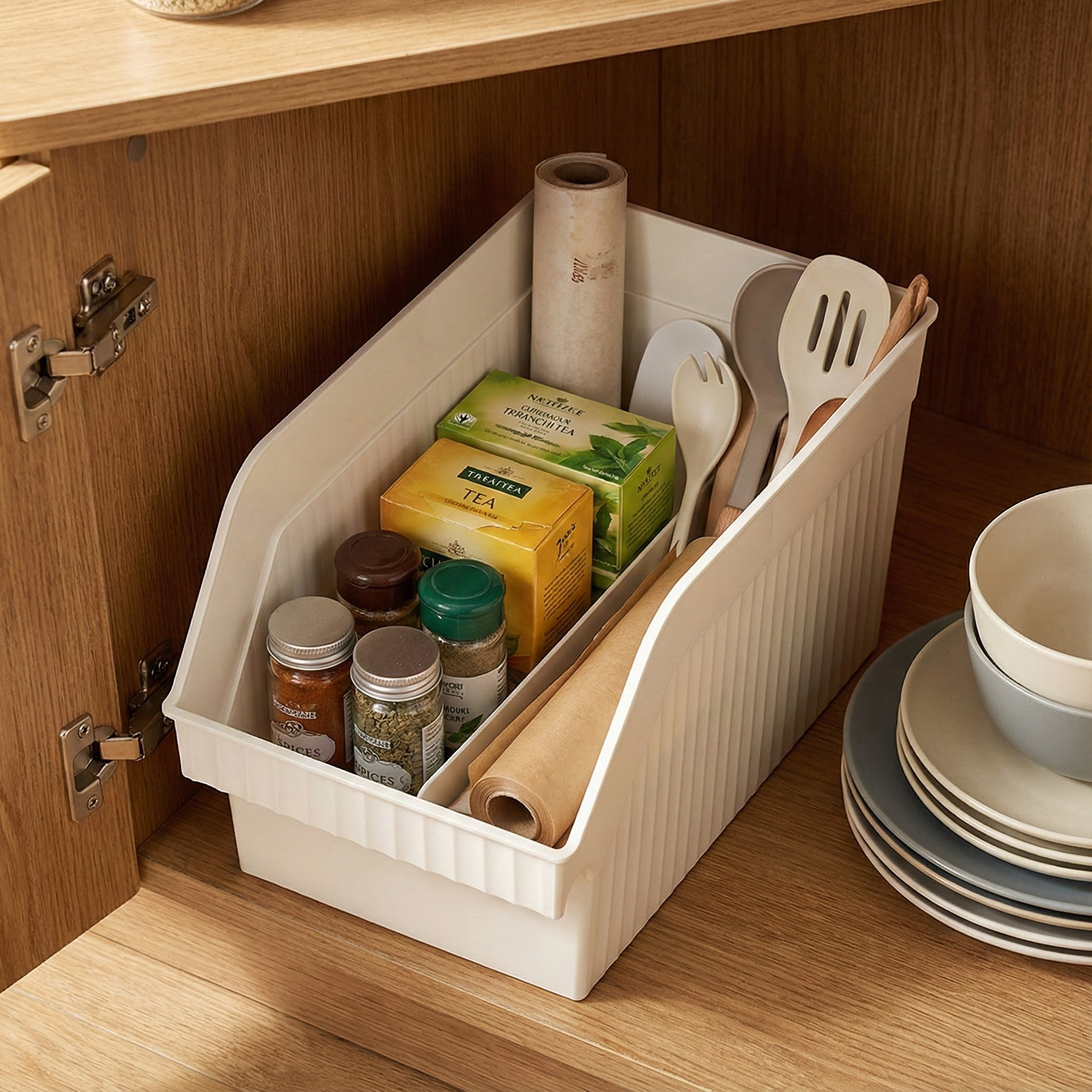 杂物收纳箱厨房日用品整理箱杂物零食收纳筐拉篮塑料家用储物盒CC,收纳整理,桌面收纳盒,淘宝优惠券,粉丝福利购,淘宝优惠卷