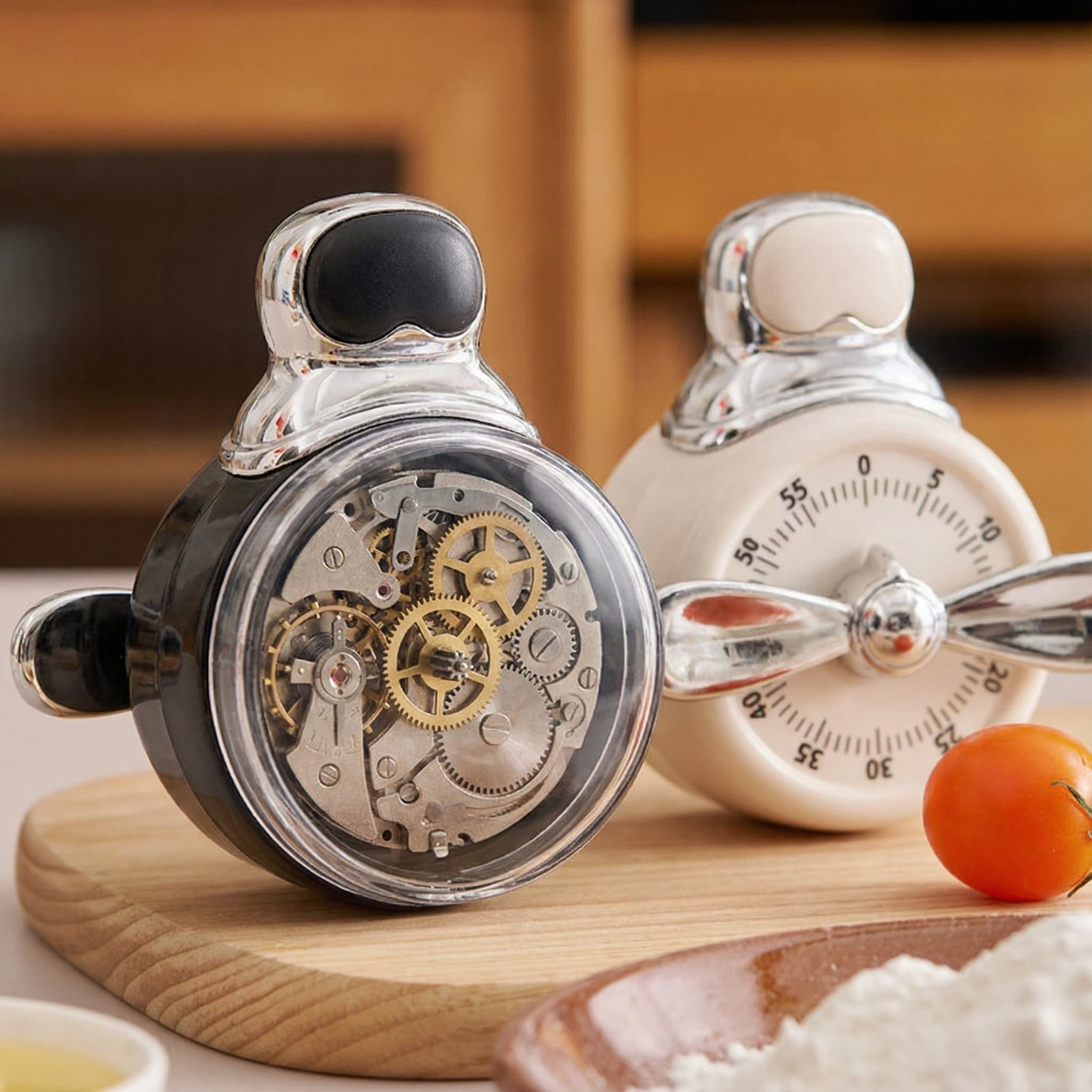 家用磁吸计时器新款学习厨房定时器机械管理提醒器无需电池机械