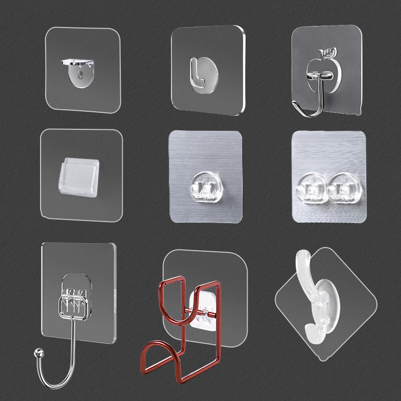 强力粘贴挂钩厨房墙上钩子拖把贴钩墙壁无痕钉门后免打孔粘钩卡扣,收纳整理,挂钩/粘钩,淘宝优惠券,粉丝福利购,淘宝优惠卷