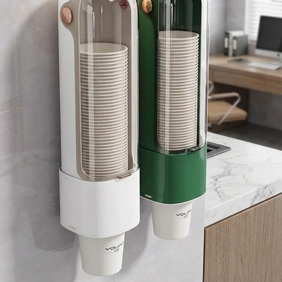 一次性杯子取杯器家用壁挂式纸杯