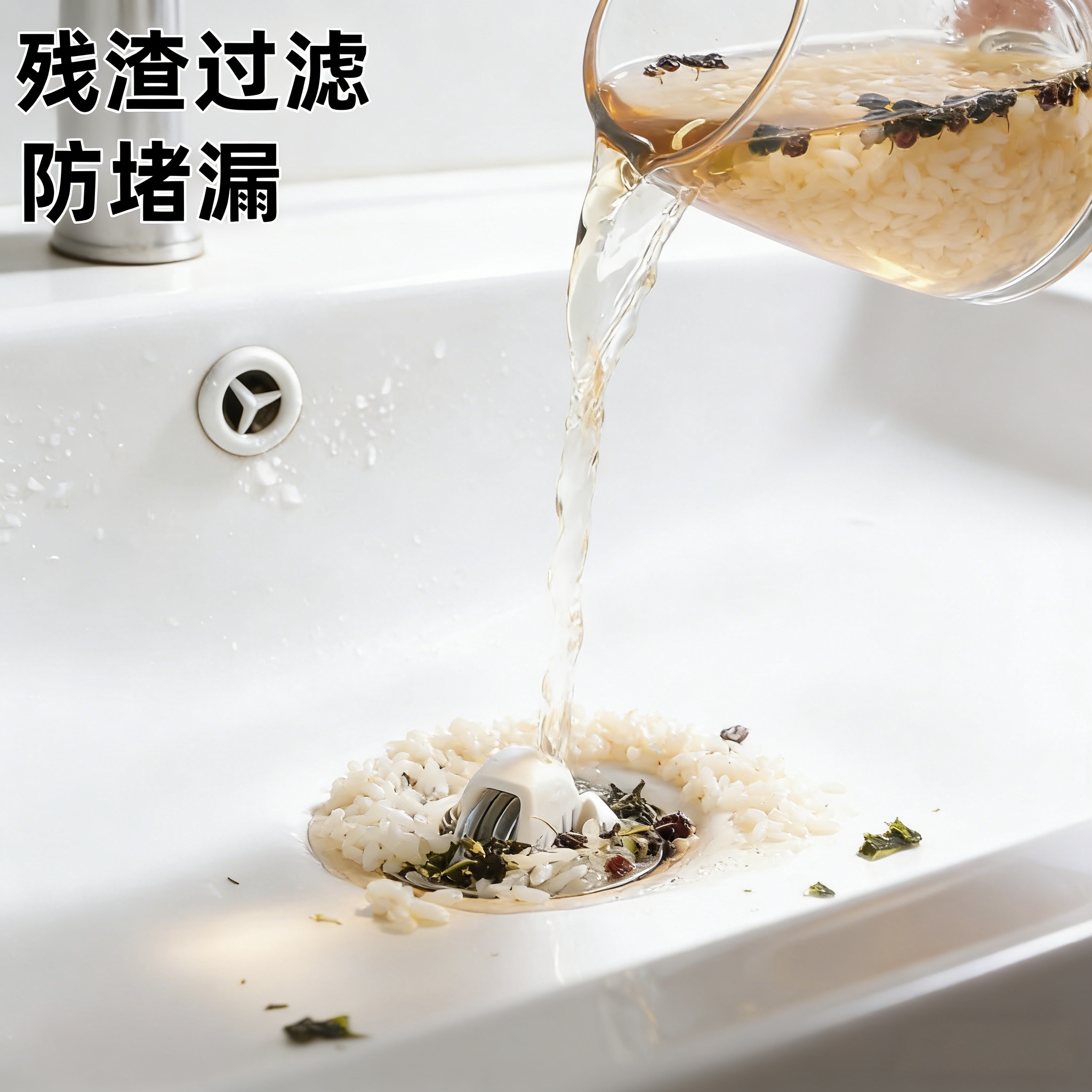 洗手盆滤网漏水塞洗手盆水盆翻板下水器过滤网头发杂物卫生洗脸盆