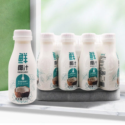 椰子汁310ml*12瓶生榨椰汁椰肉汁