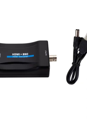 HDMI转BNC复合视频信号HDMI to Q9头VHS DVD播放器PAL/NTSC转换器
