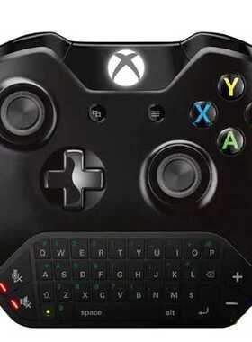 闪狐适用 xbox one s手柄键盘2.4键盘 XBOXONE无线游戏手柄键盘