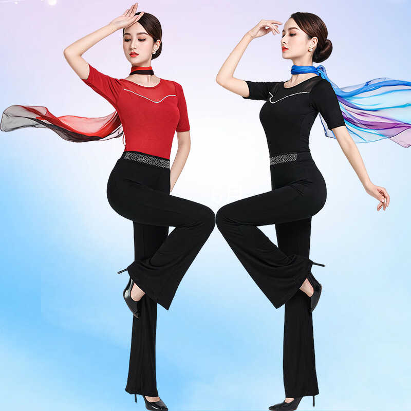 高级感女模特走秀练功服套装