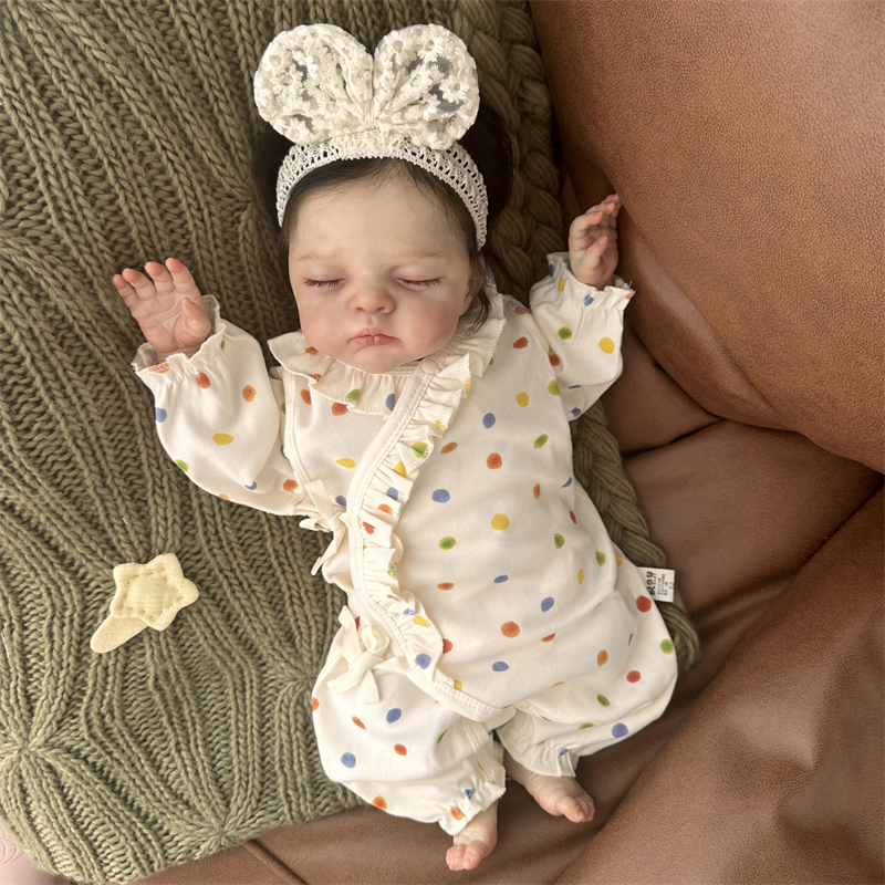 日本新生婴儿连体衣服秋冬纯棉女宝ins风四季爬爬服波点花边睡衣