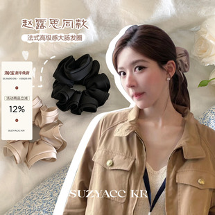 suzyacc kr赵露思同款法式高级感大肠发圈简约气质百搭高级感发饰