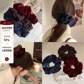 20点低饱和秋冬丝绒发圈 1.28 新品 限时2件88折