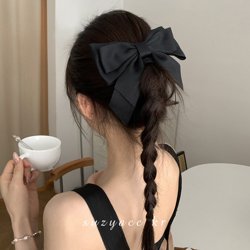 Jennie同款蝴蝶结发夹