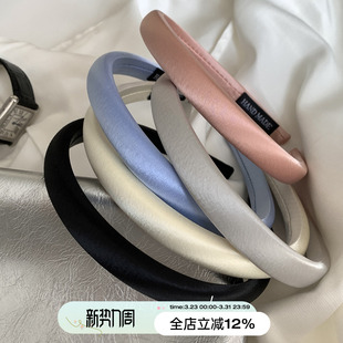 头饰洗脸头箍 气质高级感缎面细发箍女网红2025新款 suzyacc kr法式