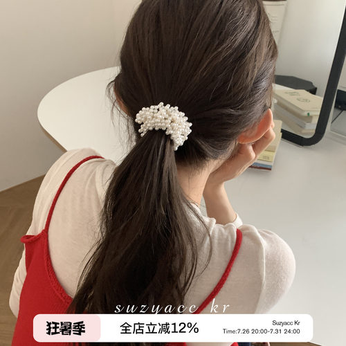 仿珍珠气质高级感小众头绳