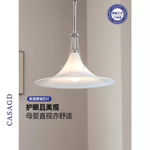 可位移瑞典设计师原创设计玉兰吊灯极简餐厅灯酒店高级感玻璃吊灯