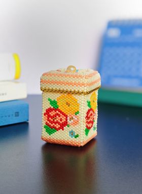 桌面书房古董珠摆件春日日系