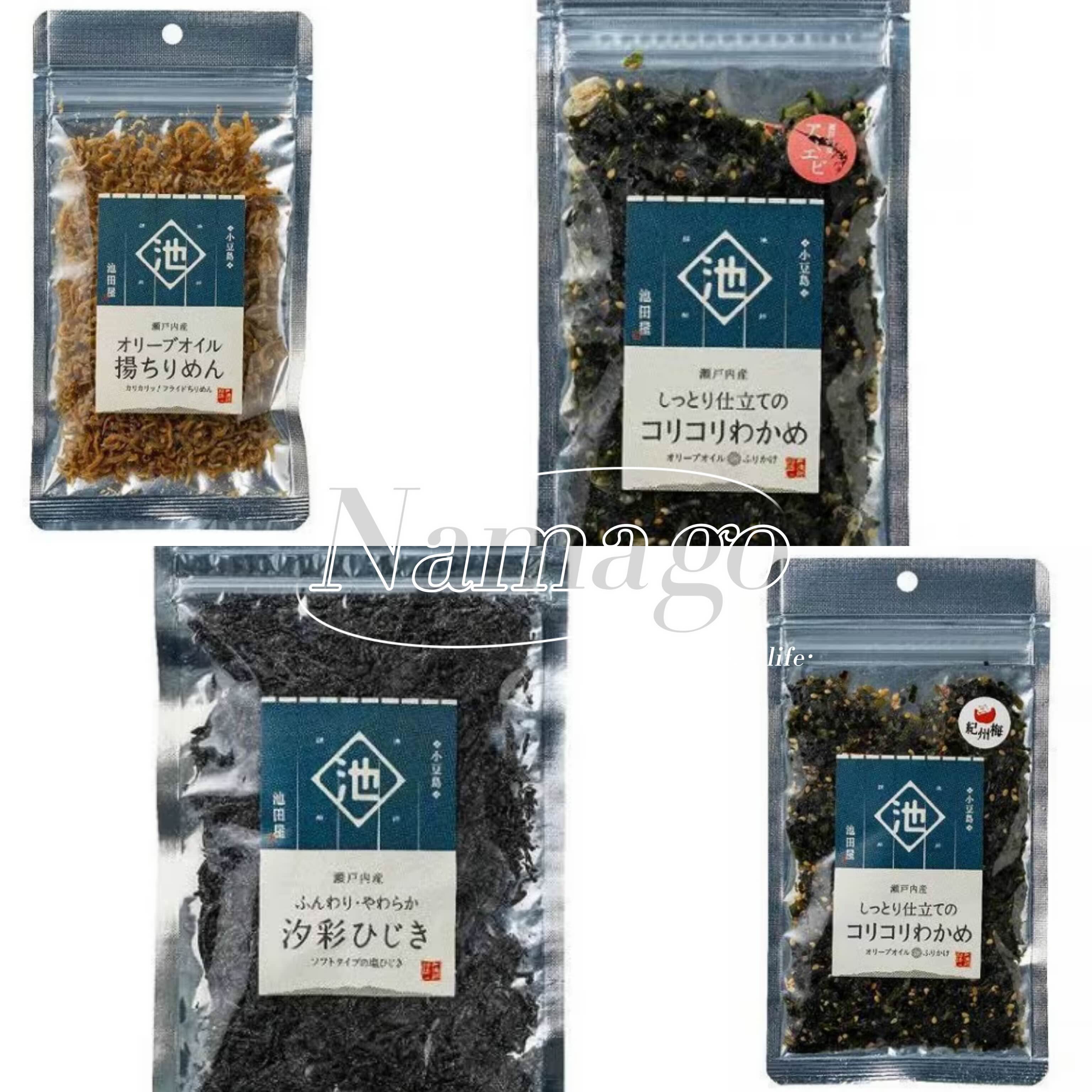 日本直邮池田商店拌饭料海藻虾米羊栖菜海带小鱼干拌饭烹饪调味料
