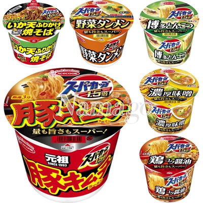 日本直邮Acecook方便面泡菜猪肉鱿鱼天妇罗豚骨拉面速食代餐冲泡