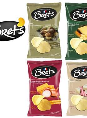 日本直邮Brets布瑞特薯片奶酪洋葱香草牛肝菌马铃薯土豆片小零食