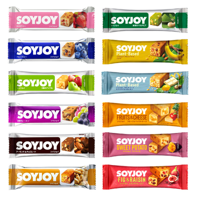 【直邮】日本SOYJOY大豆能量棒坚果水果谷物营养代餐低卡零食解馋