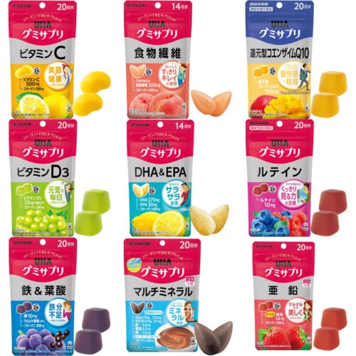 【直邮】日本UHA悠哈水果软糖补充膳食纤维钙铁维生素机能营养品