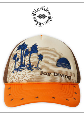 Tiesake Joy Diving Trucker 脉冲南瓜卡车帽