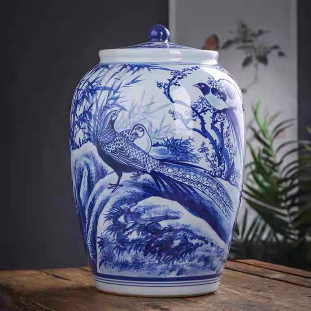 手绘景德镇陶瓷陶瓷中式