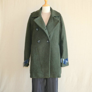 我爱我的恋衣坊商场撤柜专柜正品安纳苏丝C764秋冬女大衣毛呢外套