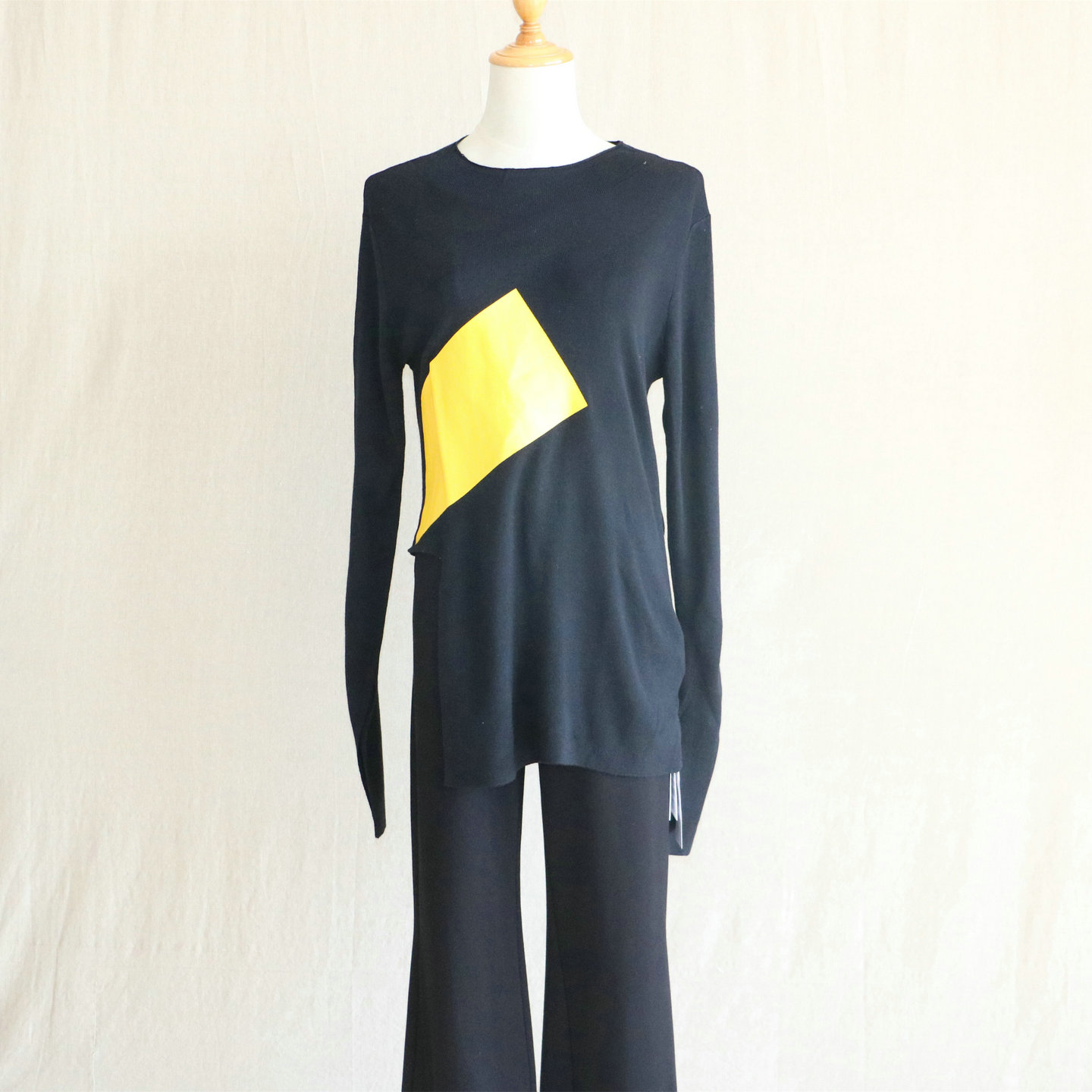 我爱我的恋衣坊商场撤柜专柜正品研色春秋长袖套头Y2M133女针织衫