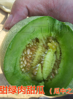 绿宝石羊角蜜超甜甜瓜种子春季四季蔬菜种孑香瓜种籽大全秧苗西瓜