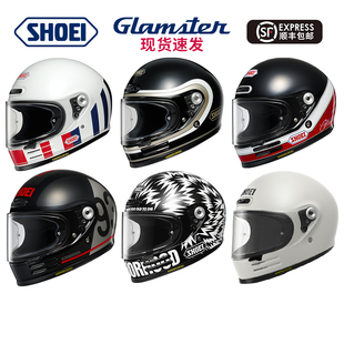 日本SHOEI头盔GLAMSTER复古攀爬拿铁摩托车CAFE街道RACER巡航