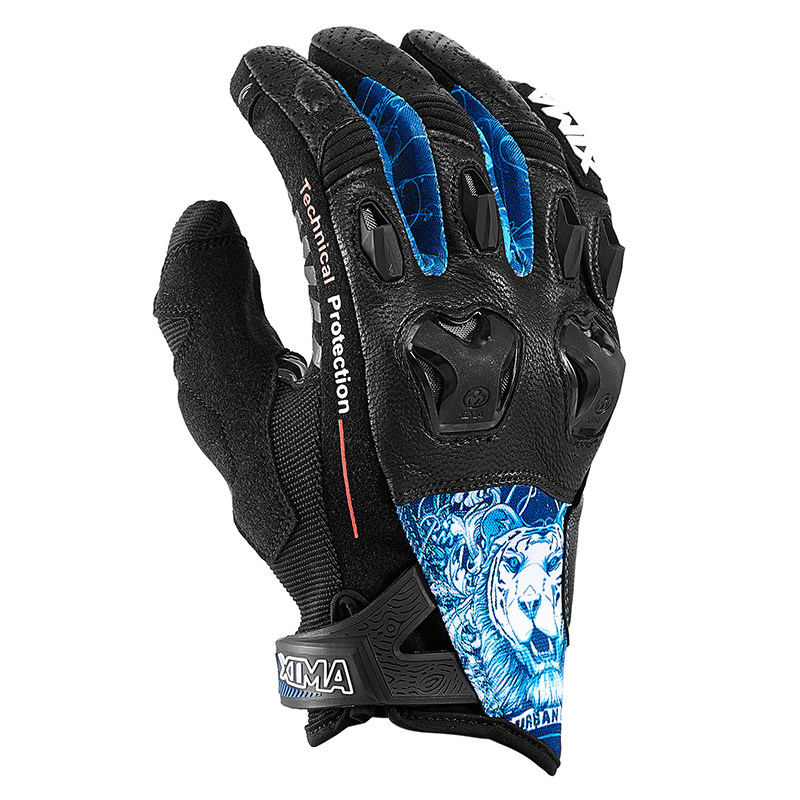 玺玛手套男骑行摩托车机车骑手骑车骑士春秋夏季透气薄款单透气