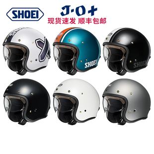 SHOEI复古头盔机车男JO+摩托车四季休闲踏板3/4盔半盔通勤3c认证