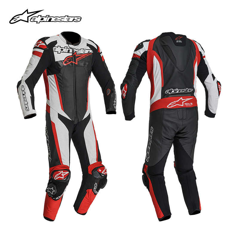a星alpinestars专业赛道连体皮衣GP IGNITION防摔骑行服机车真皮