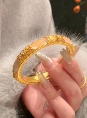 马年新款璀璨星辰中宫手镯点钻手环复古国风戒指情人节礼物新中式