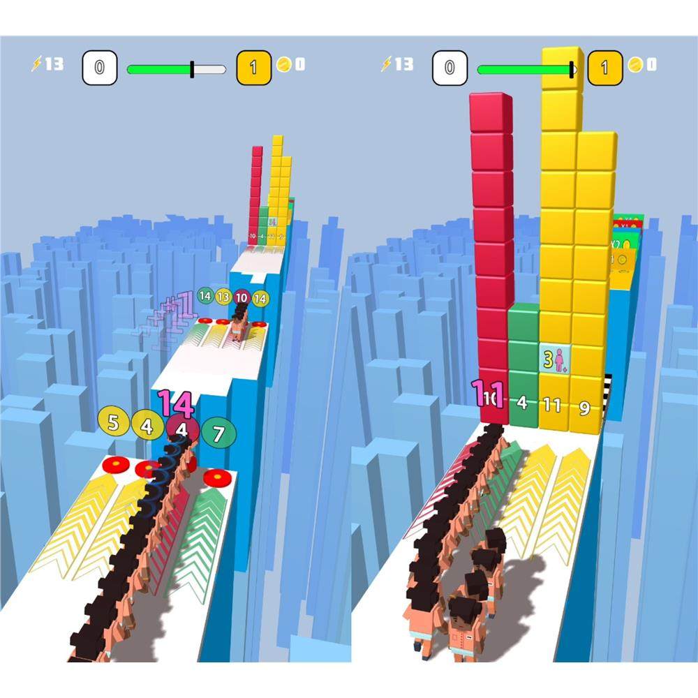 laya 精神小伙向前冲 ts 跑酷手机小游戏源码 反编译