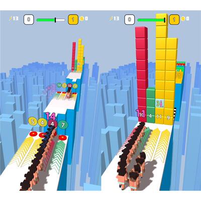 laya 精神小伙向前冲 ts 跑酷手机小游戏源码 反编译