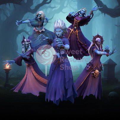 Unity Stylized Fantasy Banshee Pack 1.5.0包更新 幻想幽灵女巫