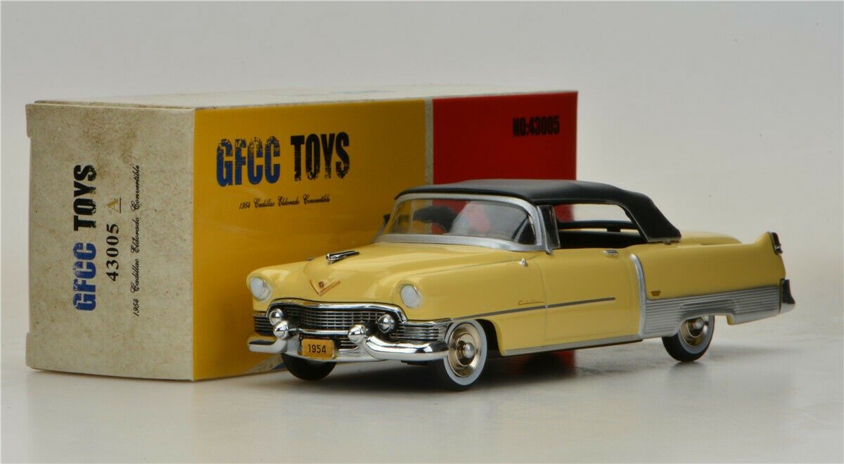gfcc 1:43 1954 cadillac eldorado 凯迪拉克 黄金国敞篷合金模型