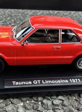 1/18 KK Scale 福特金牛座Taunus GT Limousine 1971合金车模红色