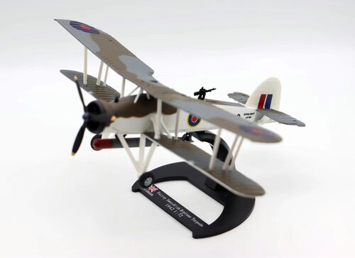 英国/72 Fairey Swordfish 1942 箭鱼式鱼雷机轰炸机模型飞机