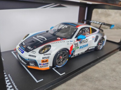 IXO 1/18 保时捷Porsche 911 GT3 Cup 赛车15号合金汽车模型