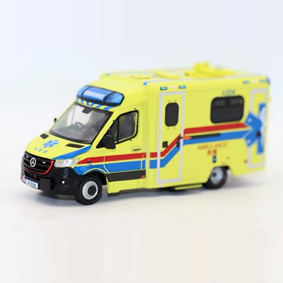 ERA合金车1 64 奔C驰Sprinter HK Ambulacne 香港消防救护车模型