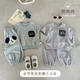 两件套 婴幼儿纯棉假两件套装 男宝宝卡通小狗卫衣卫裤 新款 a类 春季