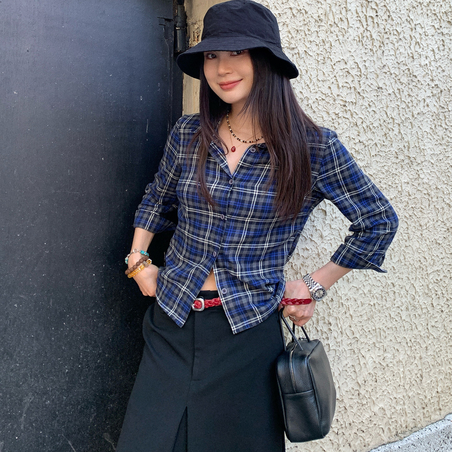 7AM10PM 黑色渔夫帽2025款大头围四季款日系百搭水桶帽子小众设计,服饰配件/皮带/帽子/围巾,帽子,淘宝优惠券,粉丝福利购,淘宝优惠卷